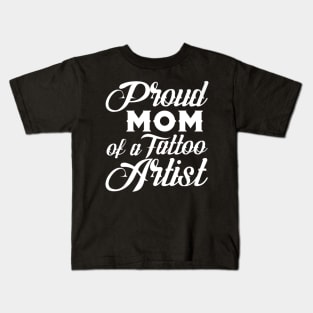 Tattoo Artist Moms Kids T-Shirt